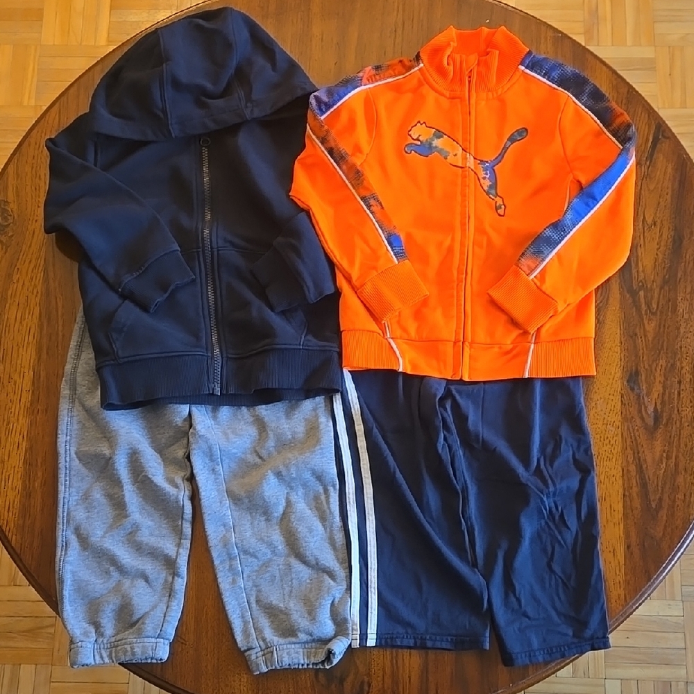 Puma 3T Orange/Navy & Black/Grey Suit Sets  (🛍 Bundle ANY 6/$36)
